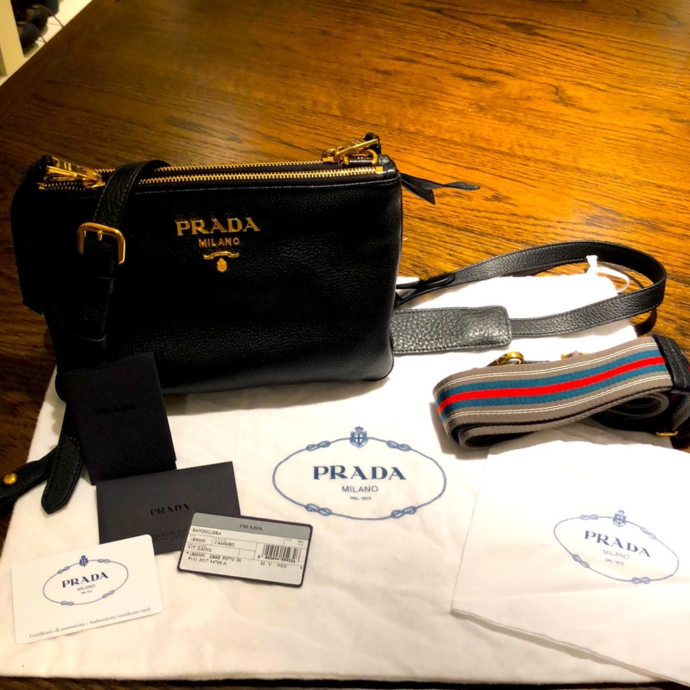 Prada Leather Crossbody Bag